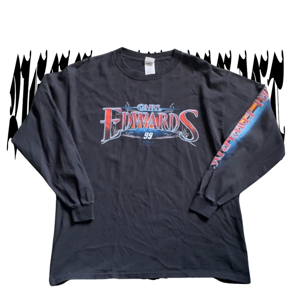 Nascar Black Long Sleeve Tee
